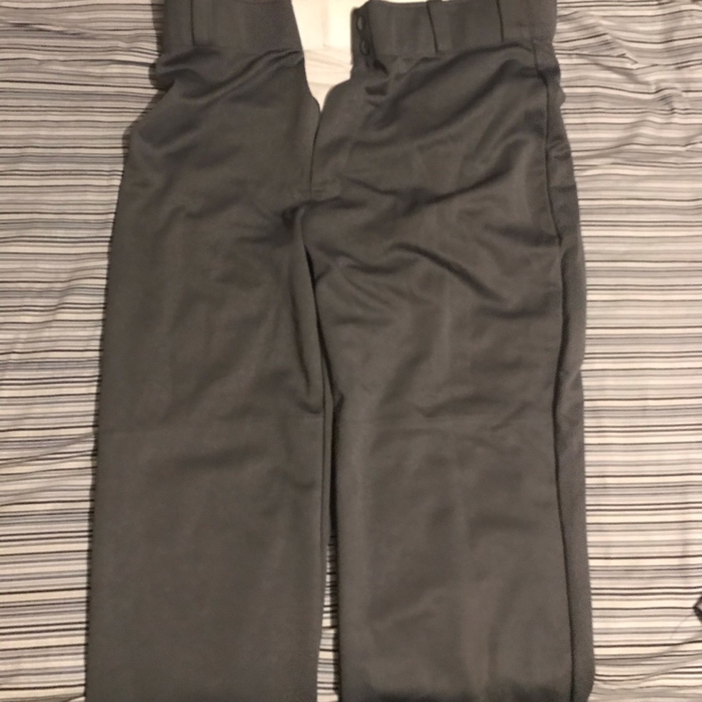 Dark Grey Baseball Pants